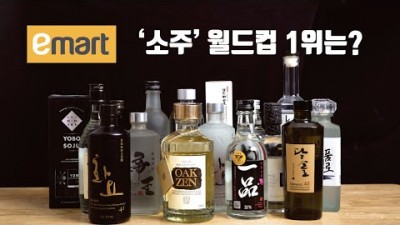 맛 좋은 소주 순위 마트 전통주 코너 16종 소주 맛있는 소주 마트 최고 가성비 소주 맛보기