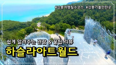 강원도 강릉 여행 가볼만한곳 관광지 하슬라아트월드 관람 정보 포토존위치 소요시간 할인정보 강릉여행지 강릉맛집 강릉카페 가볼만한곳