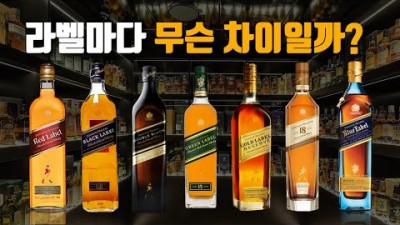 스카치 위스키 양주 조니워커 라벨별로 싹 정리해 봤습니다 조니워커 구입하기 전에 꼭 봐야 할 영상